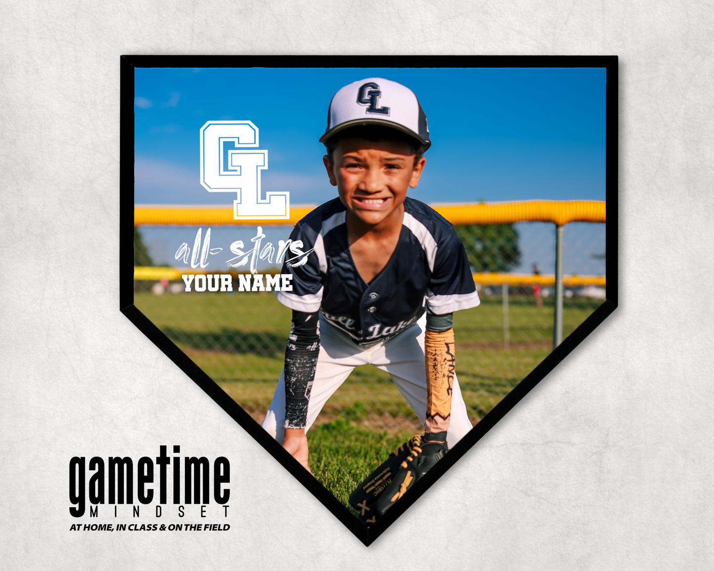 ⚾ Homeplate Photo Plaque