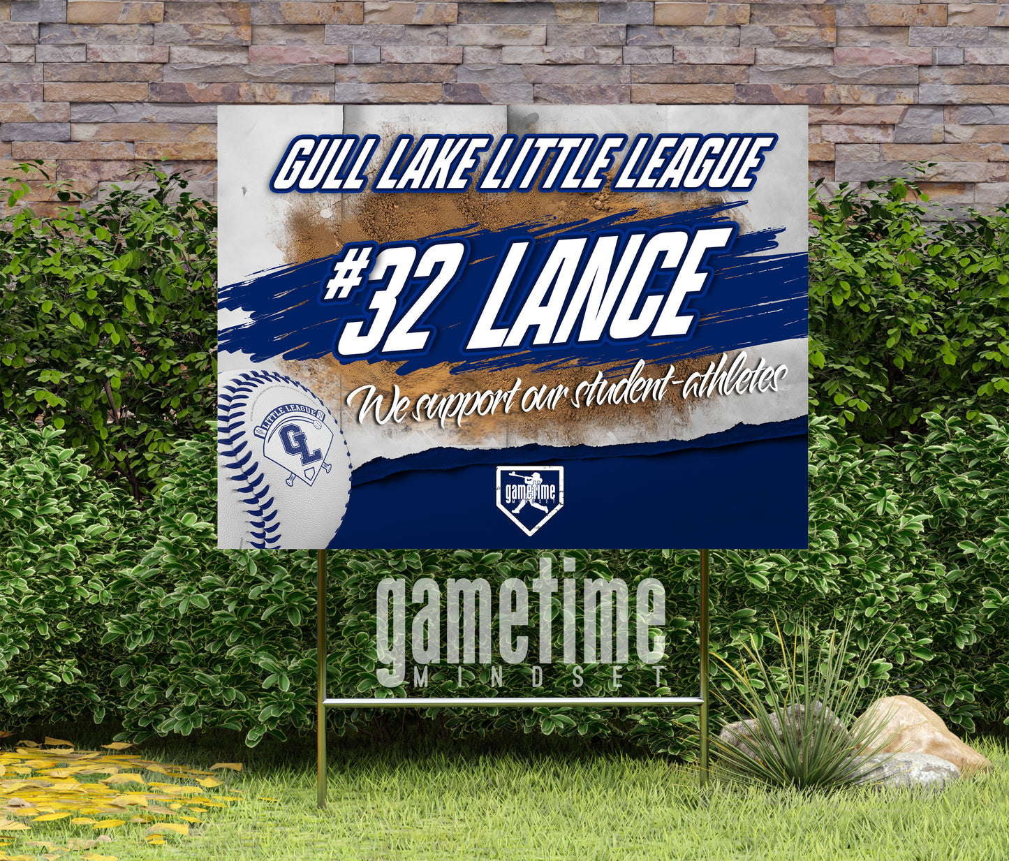 Gull Lake Little League Yard Sign