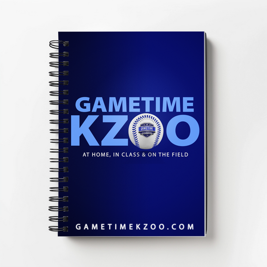 Gametime Kzoo "Baseball" Journal / Notebook | Gametime Mindset