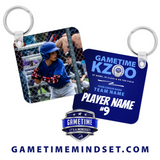 Personalized Gametime Kzoo Keychain | Gametime Mindset